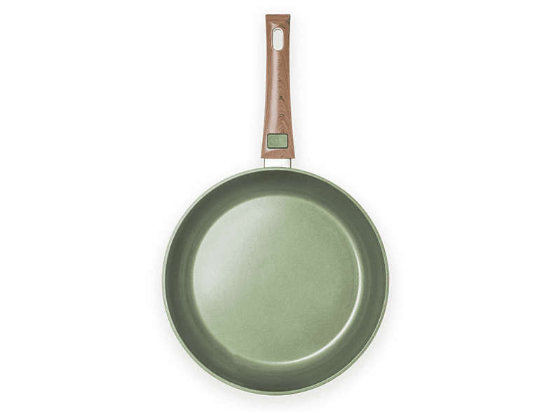 JUST VEGAN Stielkasserolle Pfanne (Aluminium, Beschichtung: Keine)