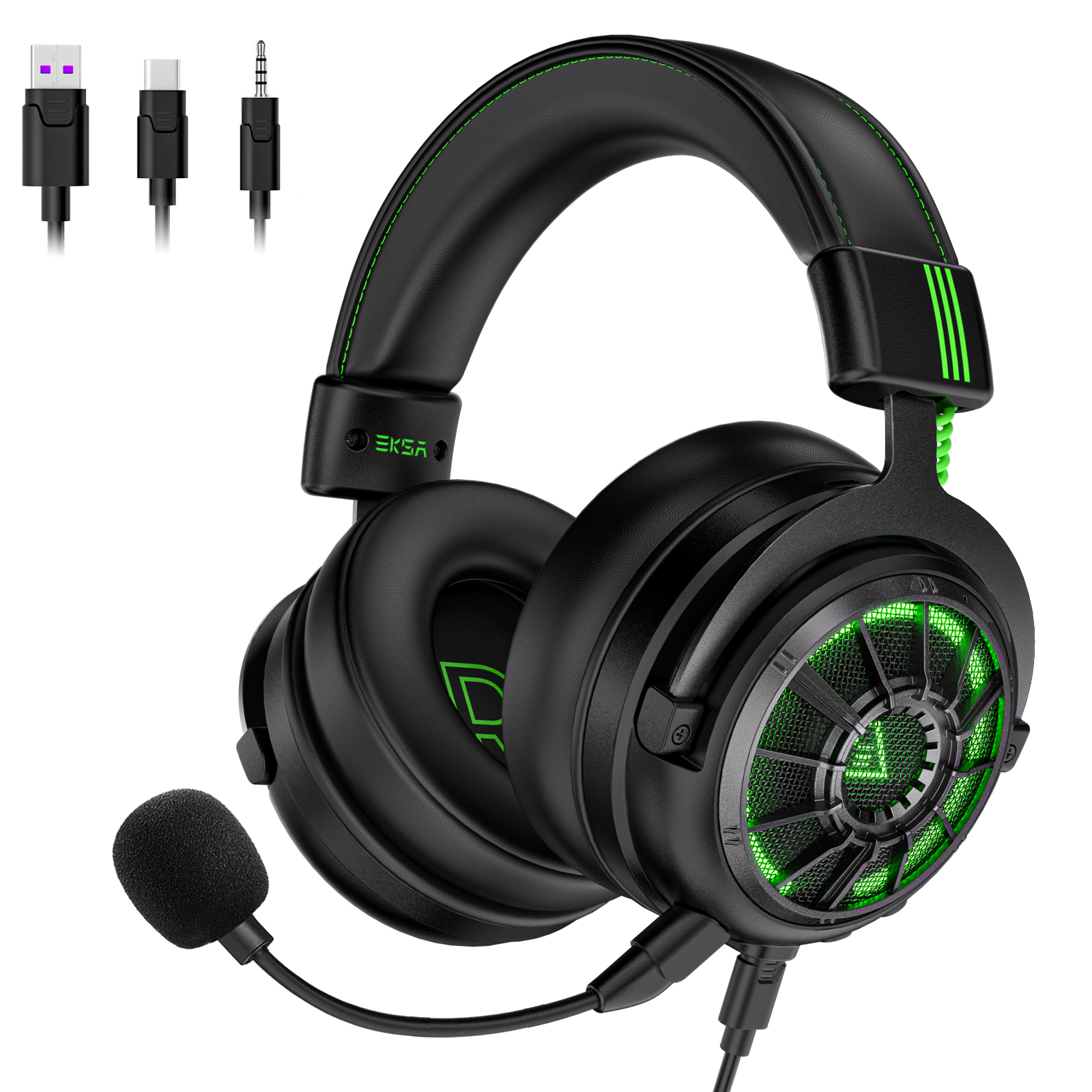 Headset Over-ear Gaming EKSA-TRADE Black 7.1 StarEngine,