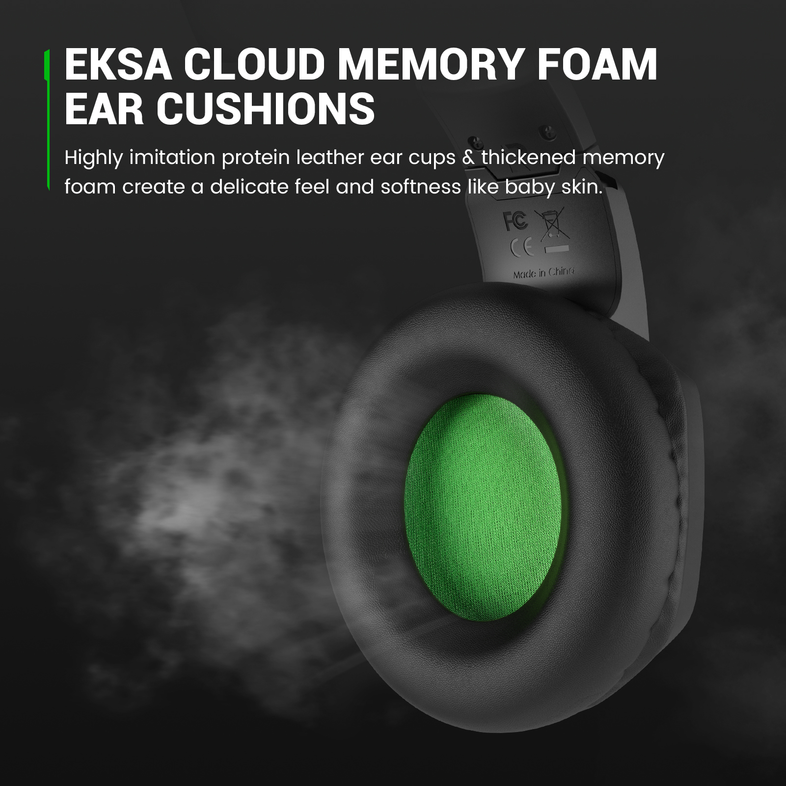 Gaming Fenrir Over-ear Headset S, Black EKSA-TRADE