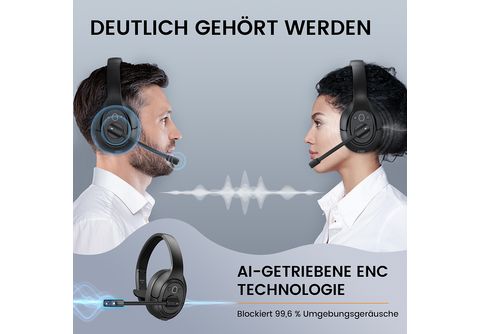 Headset EKSA-TRADE | Over-ear MediaMarkt Bluetooth Bluetooth H1, Black
