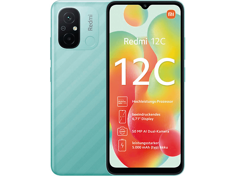 XIAOMI Redmi 12C 64 GB Grün Dual SIM