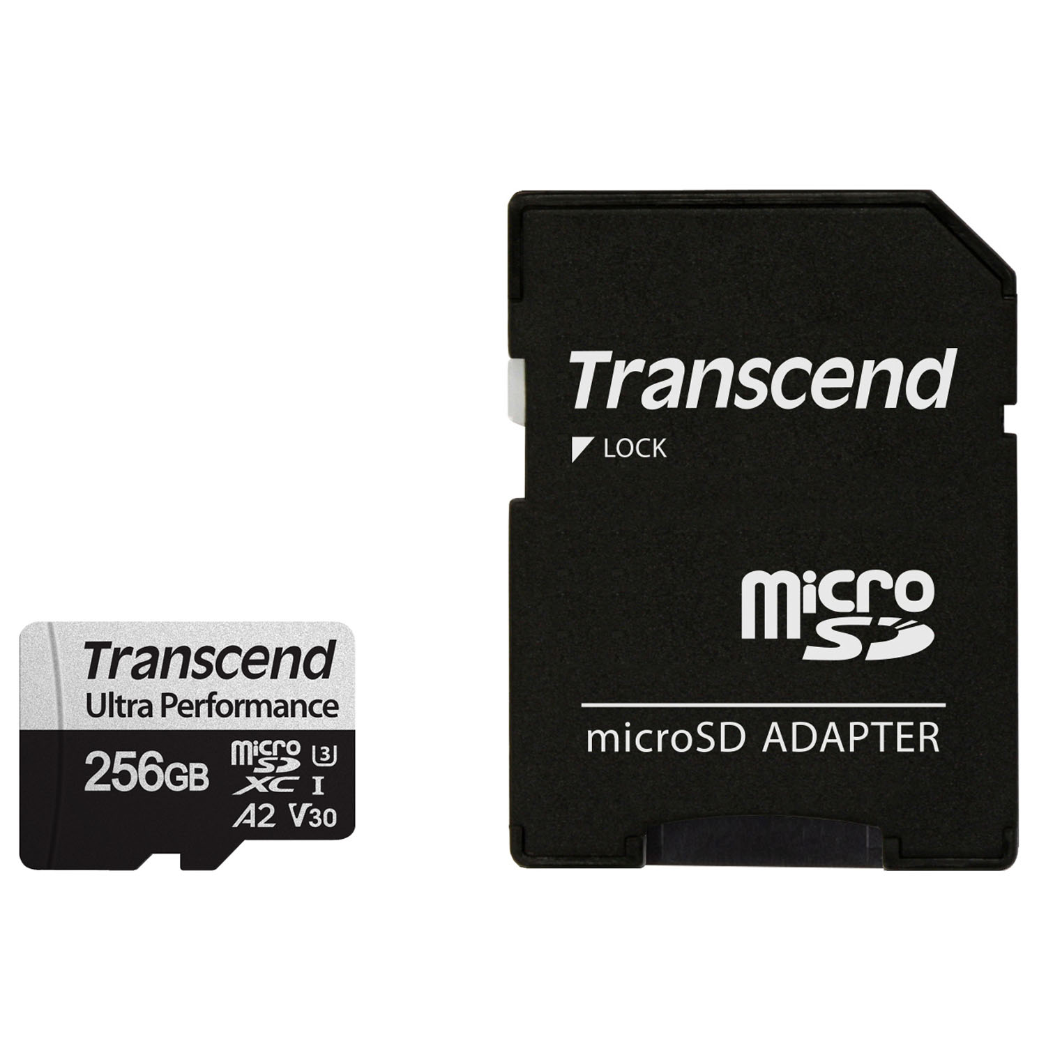 TRANSCEND A2 U3 V30 (R160/W125) 340S microSDXC GB 256 Speicherkarte