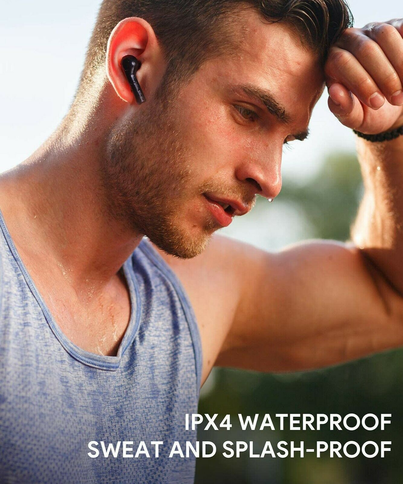 AUKEY Earbuds, In-ear Schwarz Bluetooth Kopfhörer
