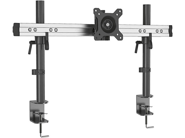Halterung, HFTEK Schwarz, Monitor (MP210C) Aluminium