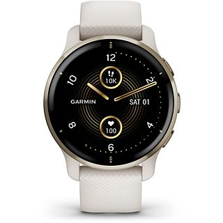 Smartwatch - GARMIN 010-02496-12, 125 - 190 mm, acero inoxidable, Beis