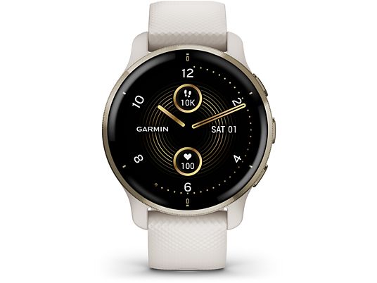 GARMIN 010-02496-12 Smartwatch Polymer Silikon, Creme