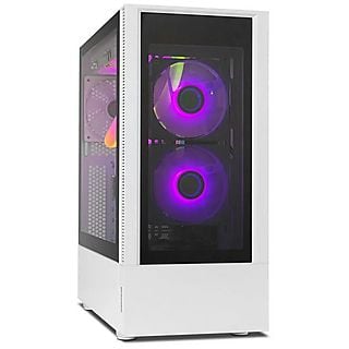 PC Gaming - PC RACING Intel Core i5-14400F, Intel Core i5-14400F, 16 GB RAM, 1 TB SSD, Radeon™ RX 7600 XT, Windows 11 Pro (64 Bit), blanco