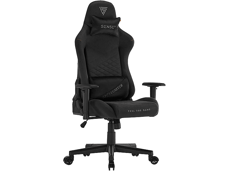 Silla gaming - SENSE7 Spellcaster Senshi Textil Negro