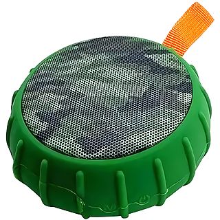 Altavoz Bluetooth portátil acuático - KLACK ALTREDONDOM2_CAMUVERDE, Verde