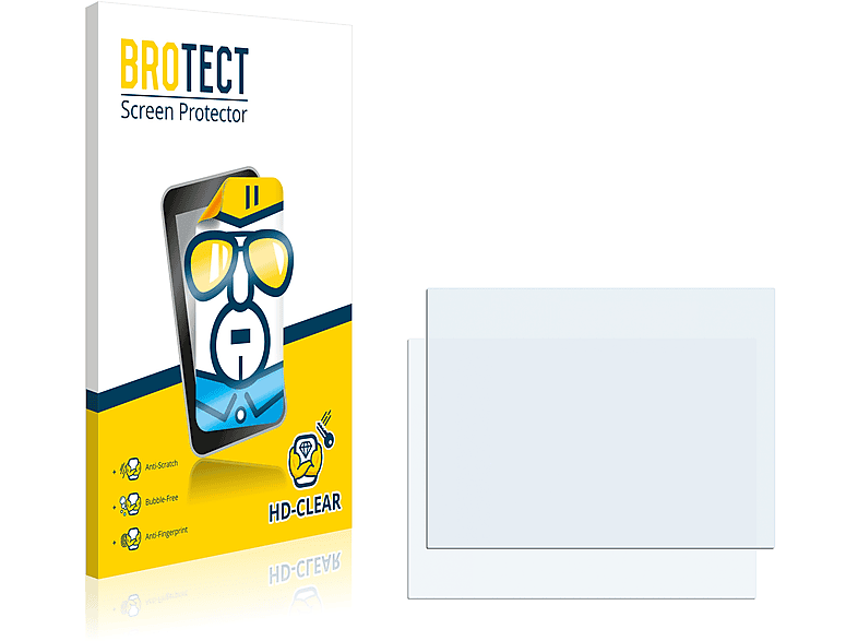 BROTECT 2x klare Schutzfolie(für ads-tec VMT8012)