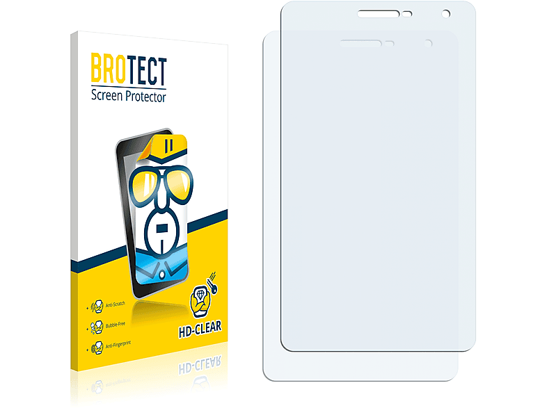 BROTECT 2x klare Schutzfolie(für Huawei MediaPad T2 7.0 Pro)