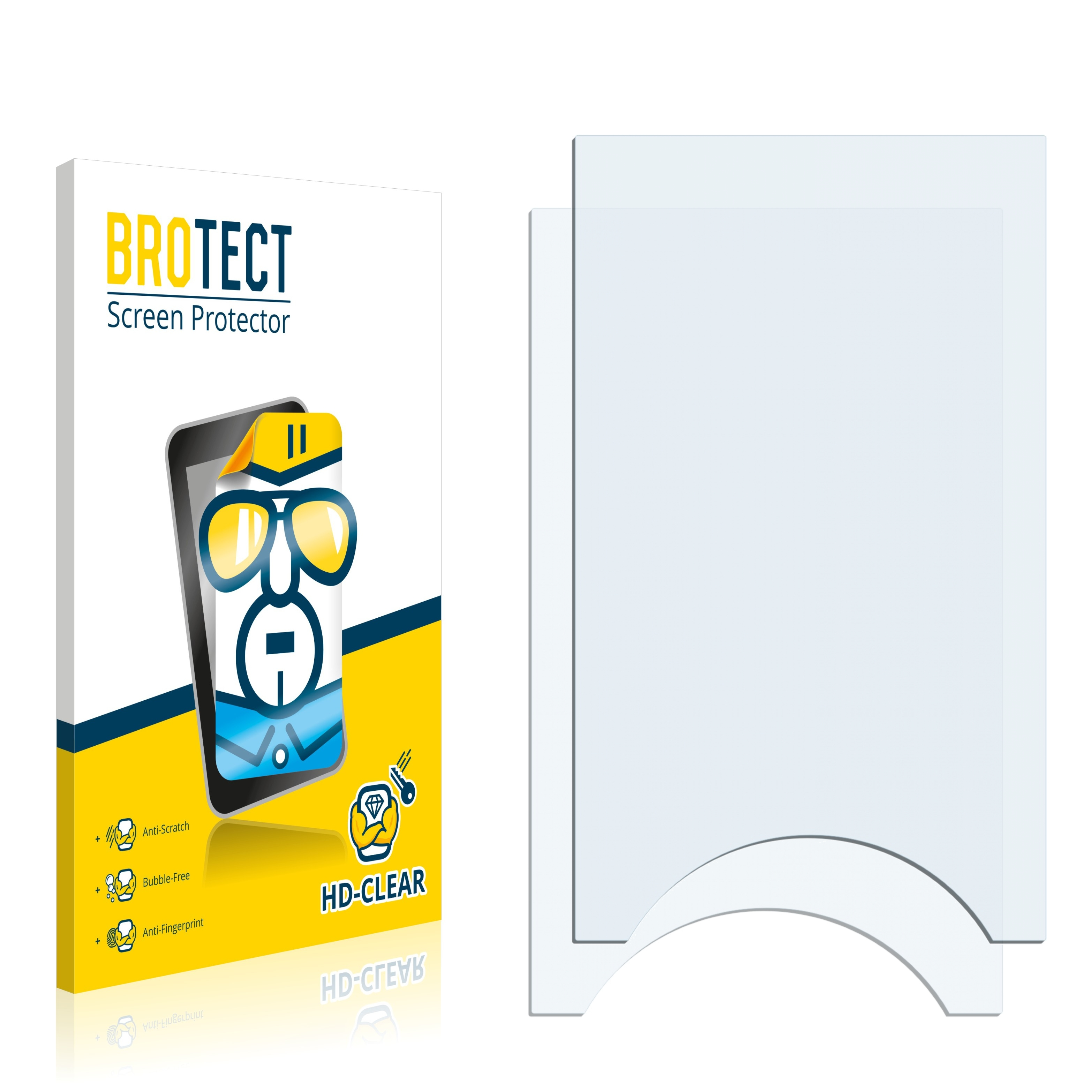 BROTECT 2x NWZ-A845) Schutzfolie(für Sony klare Walkman
