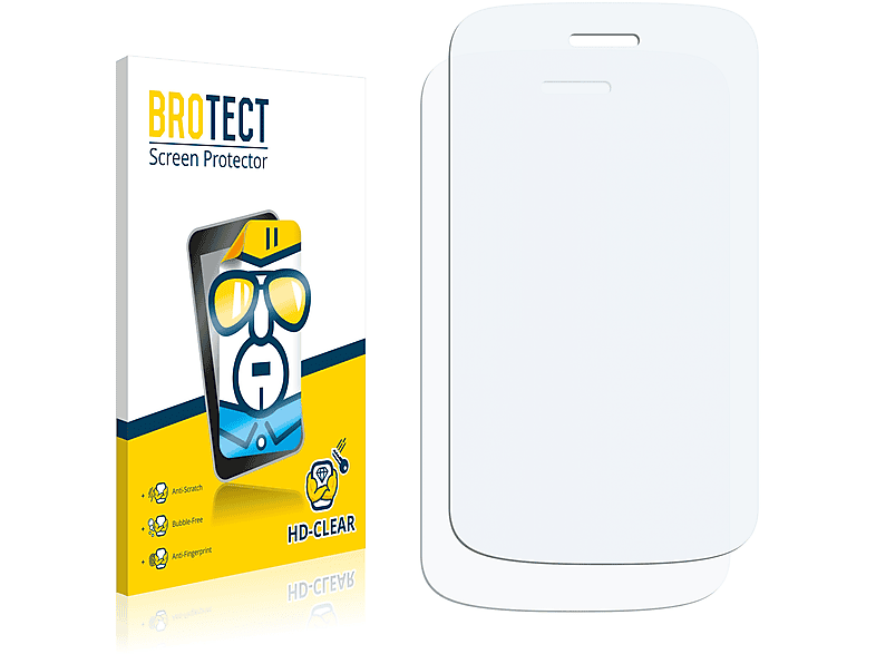 BROTECT 2x klare Schutzfolie(für Archos 35b Titanium)