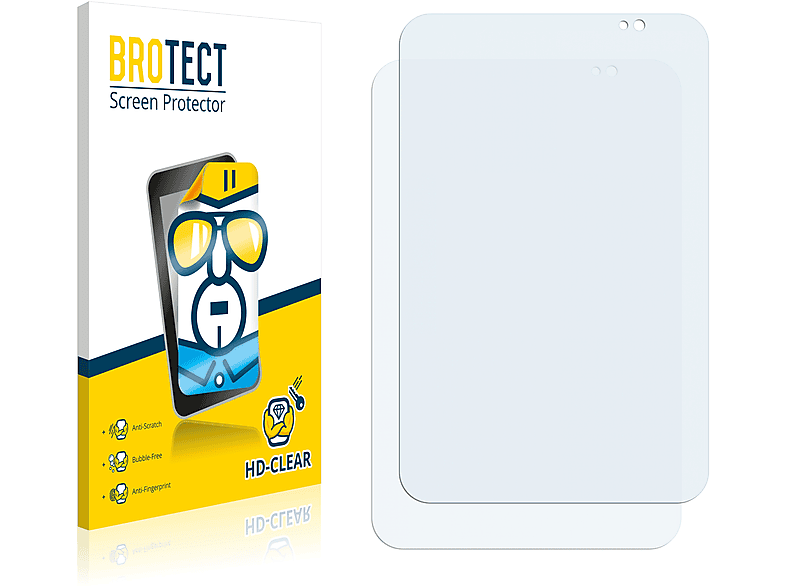 Tab GT-P1000) BROTECT 2x Samsung Galaxy klare Schutzfolie(für