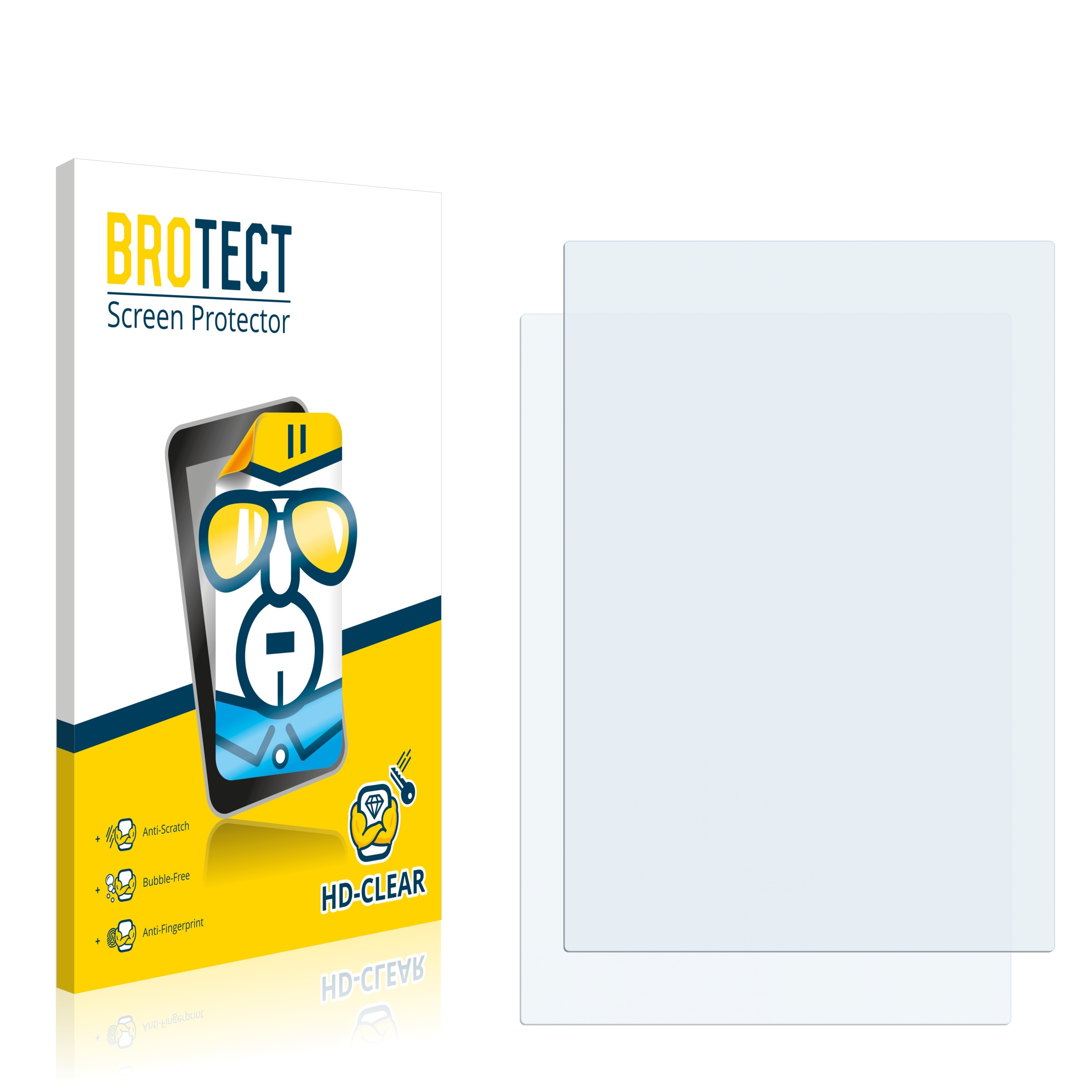 2x klare PocketBook Schutzfolie(für 912) BROTECT Pro