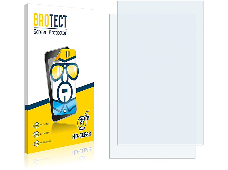 BROTECT 2x klare Schutzfolie(für Pearl SX7.Mini) Touchlet