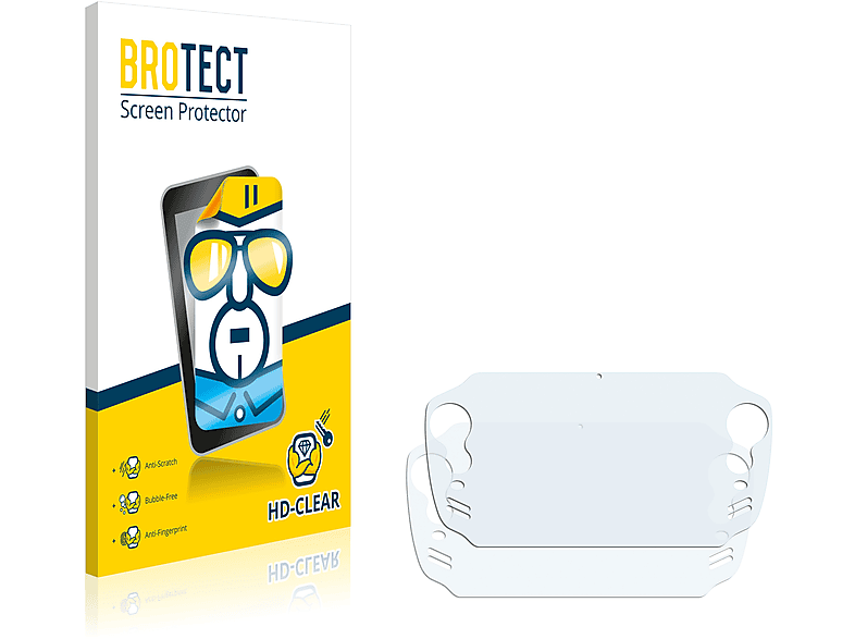 BROTECT 2x klare GamePad 2) Archos Schutzfolie(für