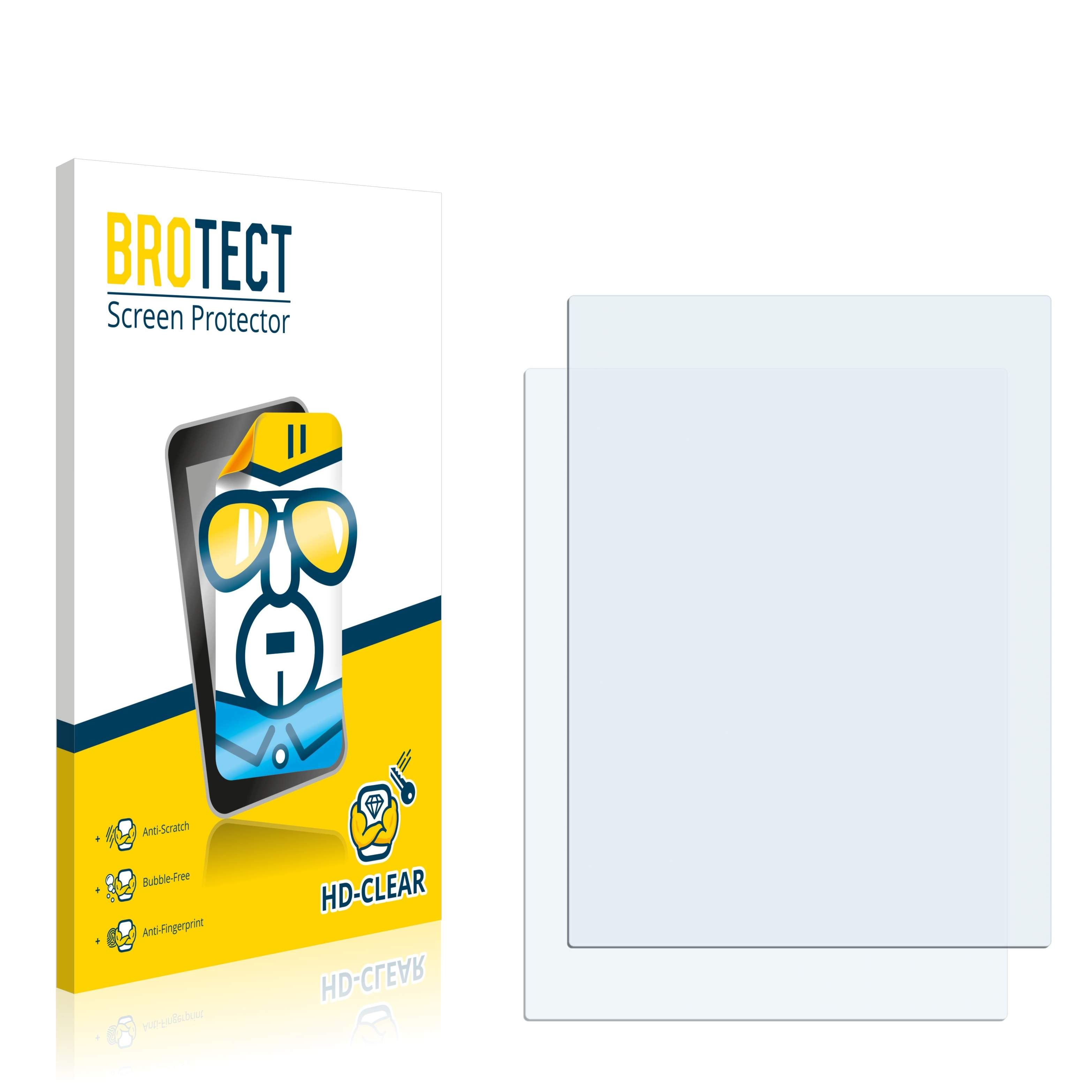 klare BROTECT Mesa Rugged 2x Notepad) Juniper Schutzfolie(für Systems