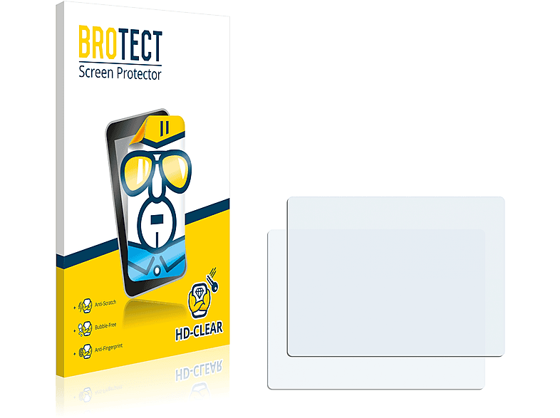 BROTECT 2x klare Schutzfolie(für Panasonic LZ20) Lumix