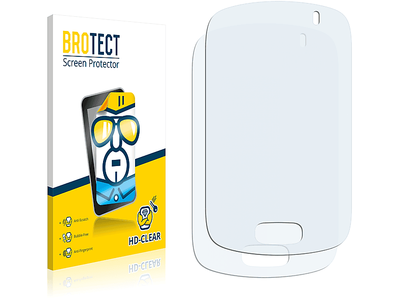 Samsung GT-S6010) 2x klare Schutzfolie(für BROTECT