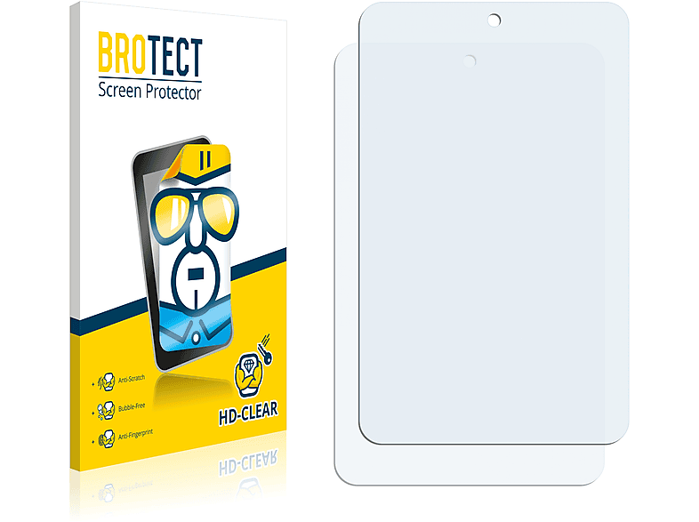 BROTECT 2x klare Schutzfolie(für Haier HaierPad 712)