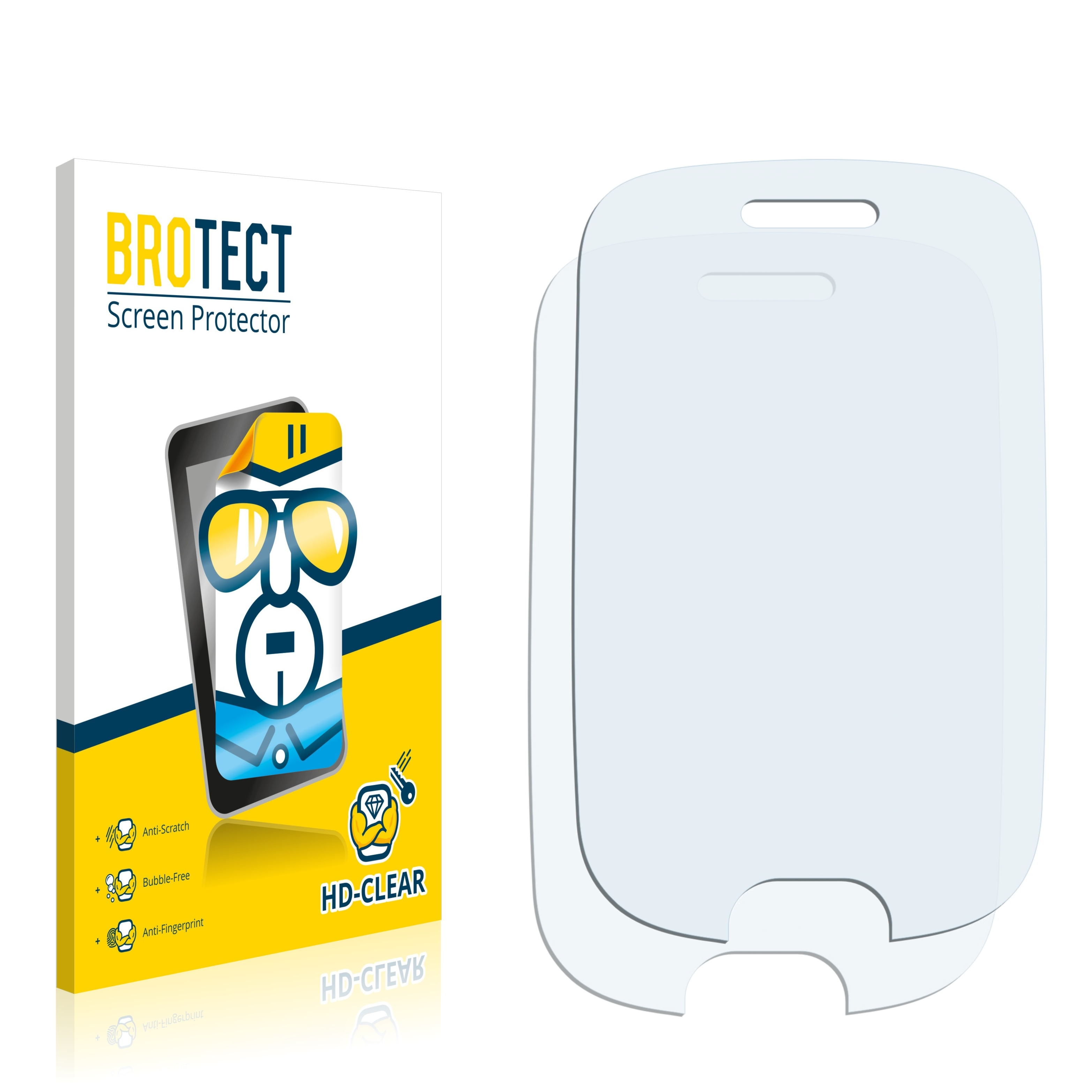 BROTECT 2x klare Schutzfolie(für One Alcatel OT-602D) Touch