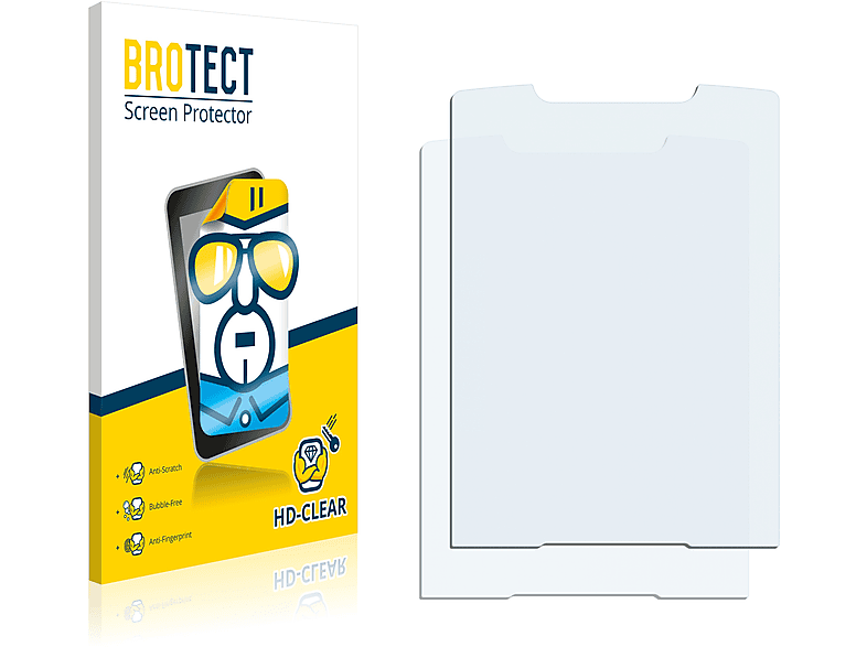 Schutzfolie(für Electronics 2x klare BROTECT LG S310)
