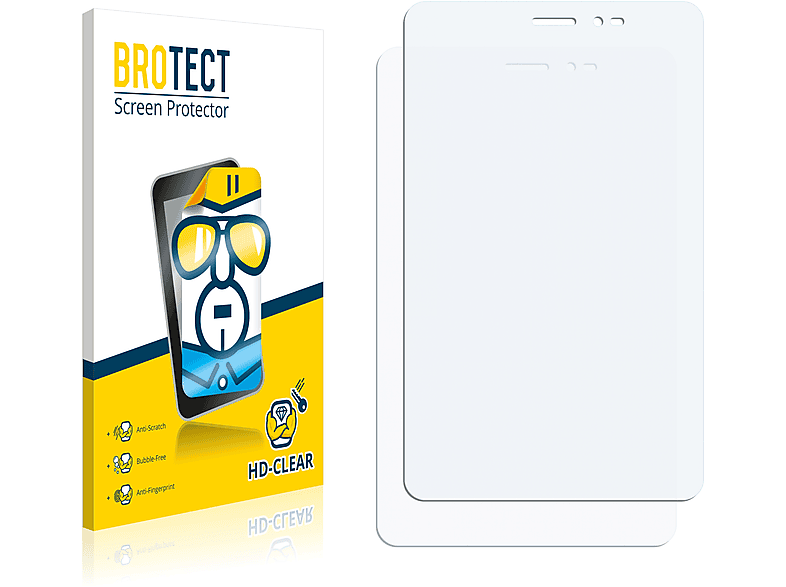 BROTECT 2x klare Schutzfolie(für Huawei MediaPad T1 8.0)