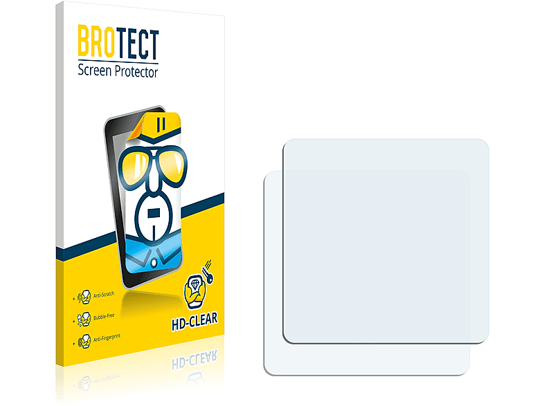 BROTECT 2x klare Motoactv Schutzfolie(für (2011-2013)) Motorola