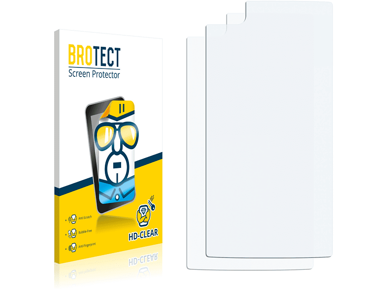 BROTECT 2x klare Schutzfolie(für Siswoo R9 Darkmoon) | Displayschutzfolien & Gläser