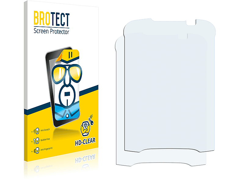 BROTECT 2x klare Schutzfolie(für Motorola ES400)