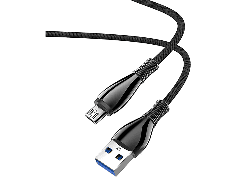 INF Android-Micro-USB-Kabel, Ladekabel USB Schnellladekabel