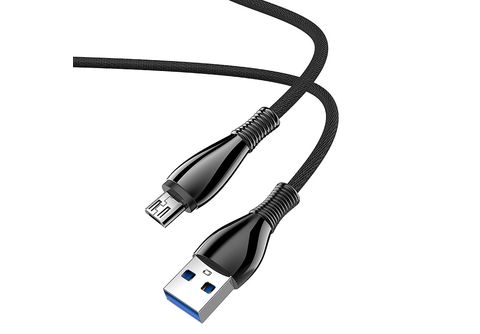 USB Ladekabel spritzwassergeschützt mit flachem Winkelstecker - akku-laden24