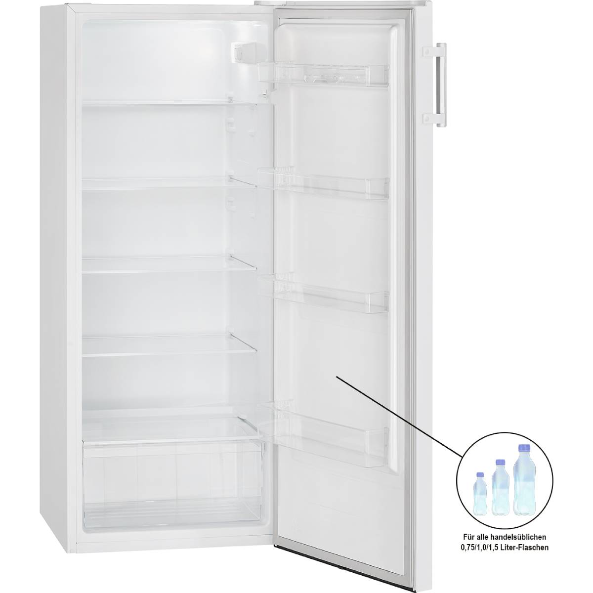 hoch, kühlschrank (E, BOMANN VS 143,4 7316 cm weiss)