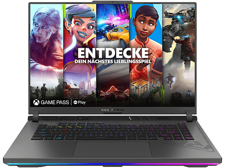 ASUS G614JI-N4104W I9-13980HX /16GB/1TB, Gaming Volt i9 1 RTX 16 SSD, Notebook NVIDIA Core™ GeForce 4070, GB Display, RAM, Prozessor, Zoll Intel® 32 Green TB mit