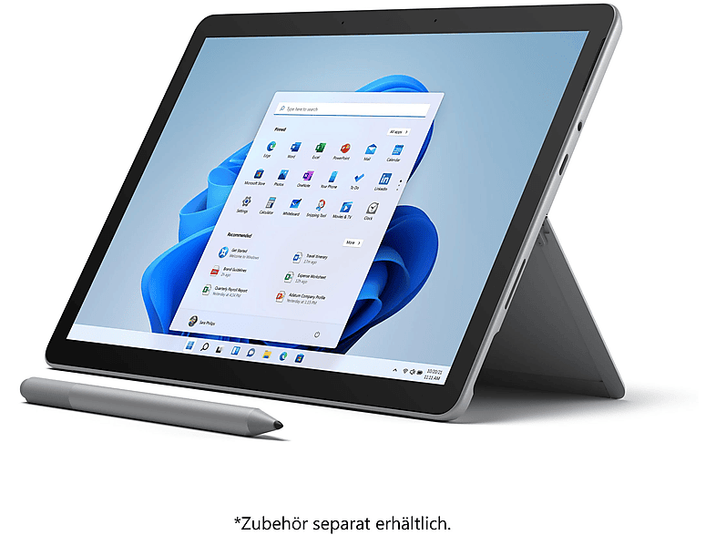 MICROSOFT 8V6-00003 SURFACE GO 3 P6500Y/4GB/64GB PLATIN, 2 in 1