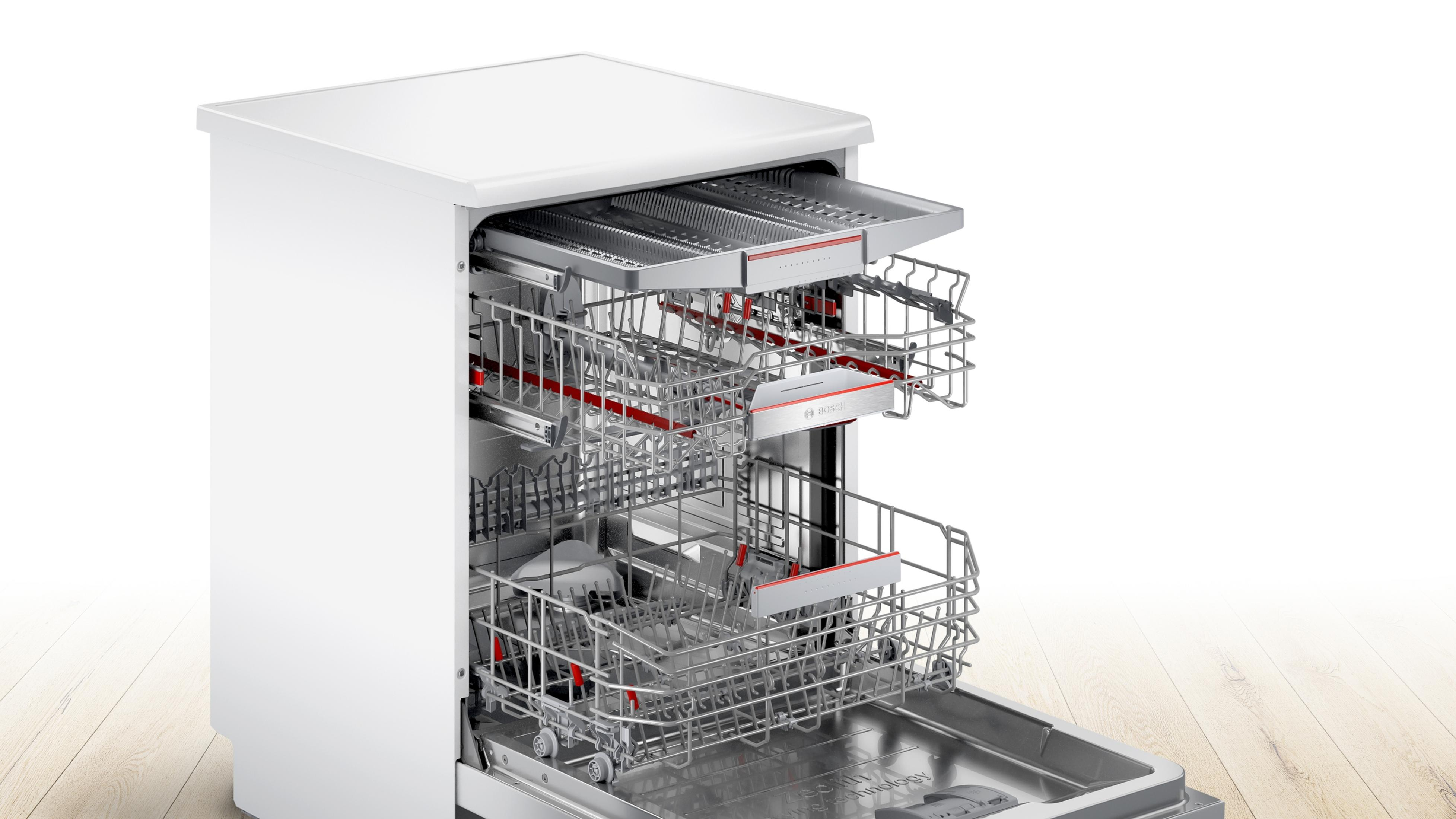 BOSCH SMS 6 mm Serie (A), E dB 07 (unterbaufähig ZCW Geschirrspüler breit, 42 (Besteckschublade, 600 C) 6