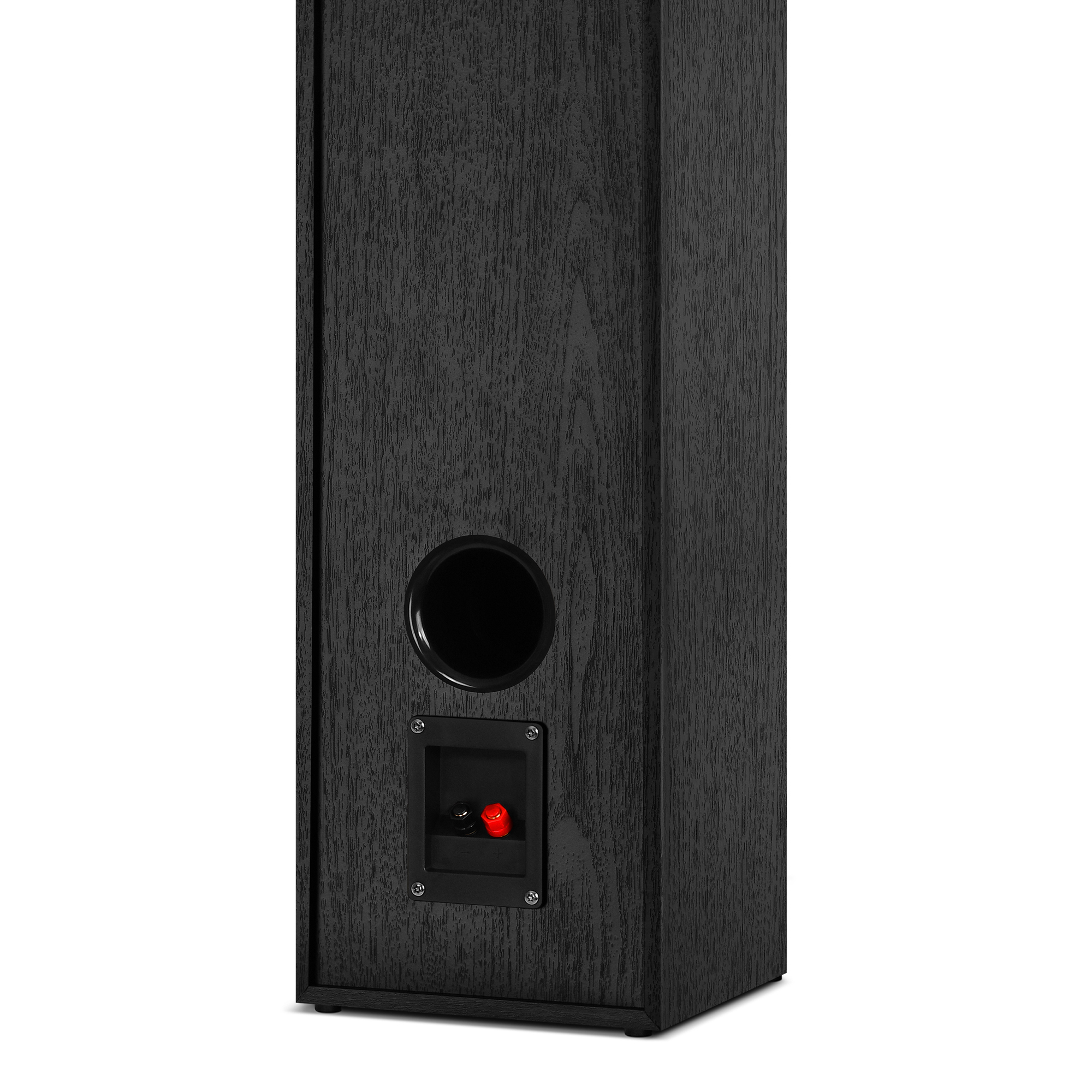 MOHR SL10, 1 HiFi Stereo Bass-Reflex, Standautsprecher 2-Wege schwarz Standlautsprecher, HiFi Paar, schwarz passiver