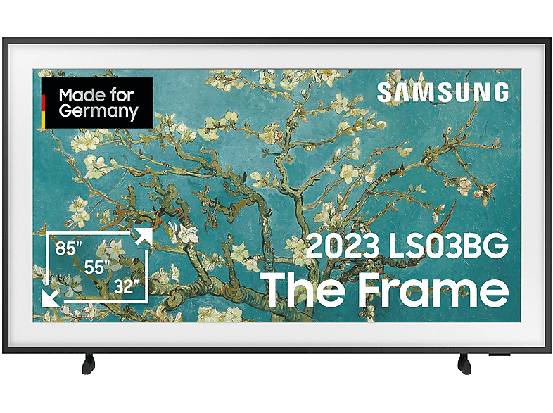 SAMSUNG GQ 43 LS 03 BGUXZG QLED TV (Flat, 43 Zoll / 108 cm, UHD 4K, SMART TV, Tizen)