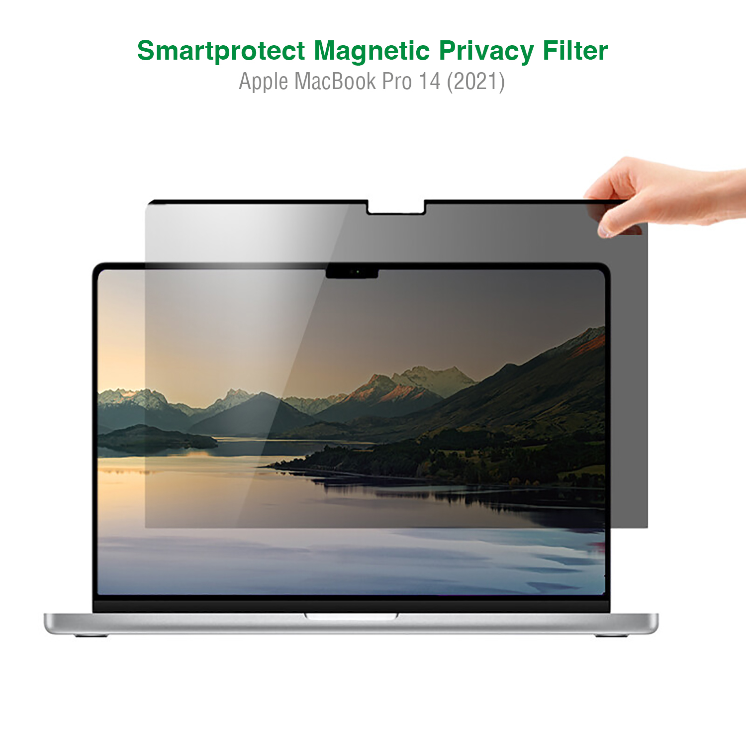 Magnetischer Pro 14 Apple 4SMARTS Smartprotect Displayschutzfolie(für Filter (2021)) Privacy MacBook