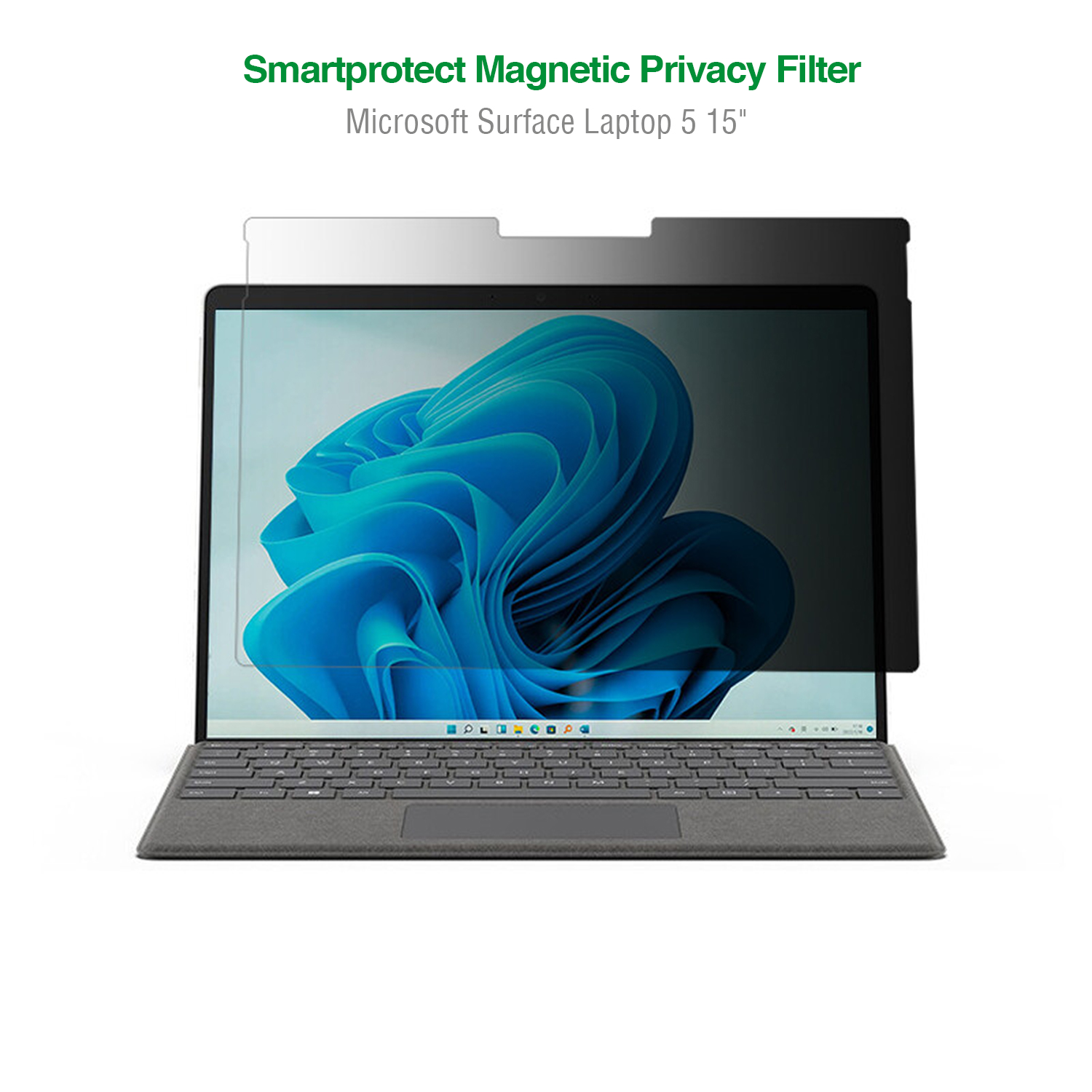 4SMARTS Magnetischer Privacy Microsoft Zoll) 5 Surface Laptop 15 Filter Displayschutzfolie(für Smartprotect