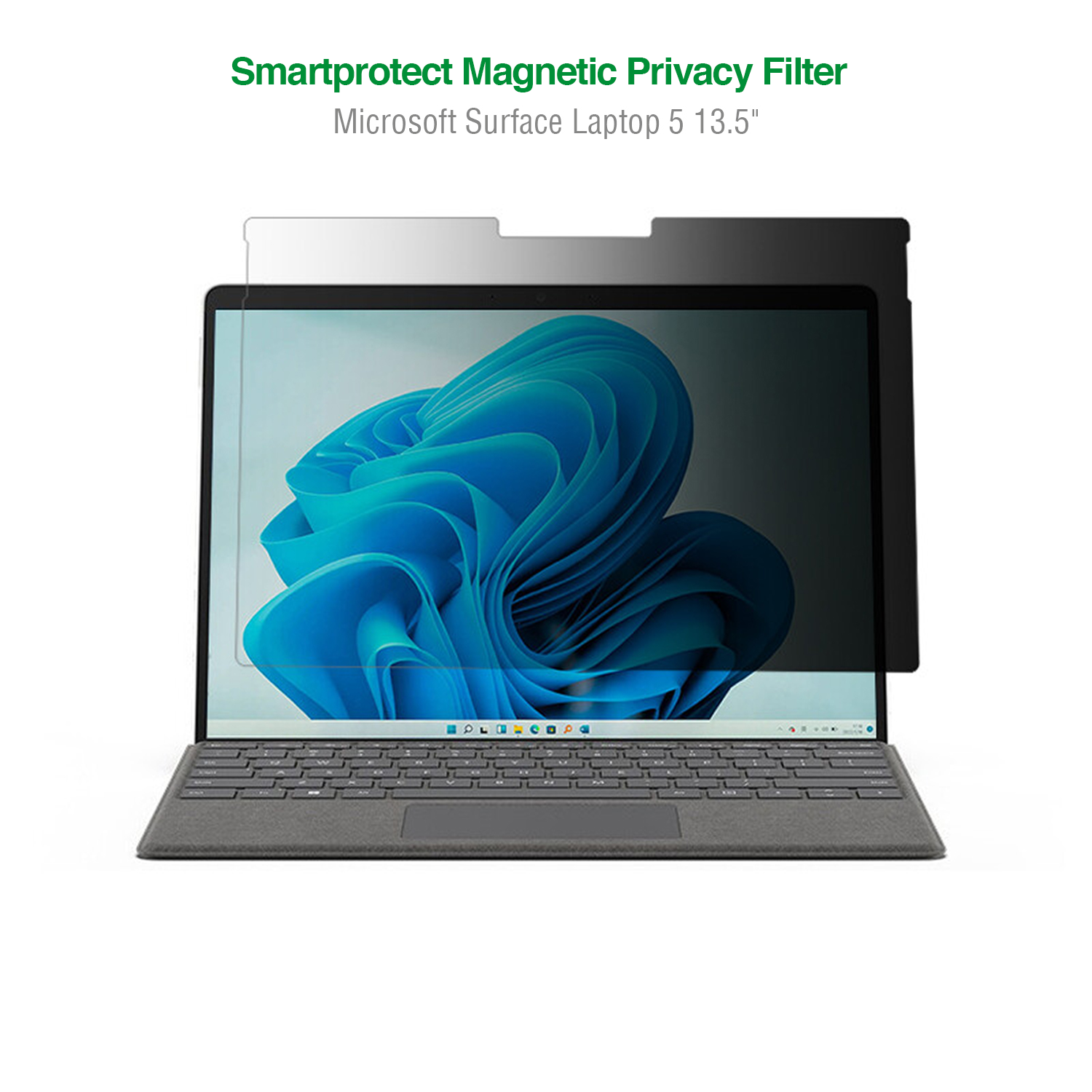 4SMARTS Smartprotect 5 Displayschutzfolie(für 13,5 Privacy Filter Magnetischer Laptop Zoll) Microsoft Surface