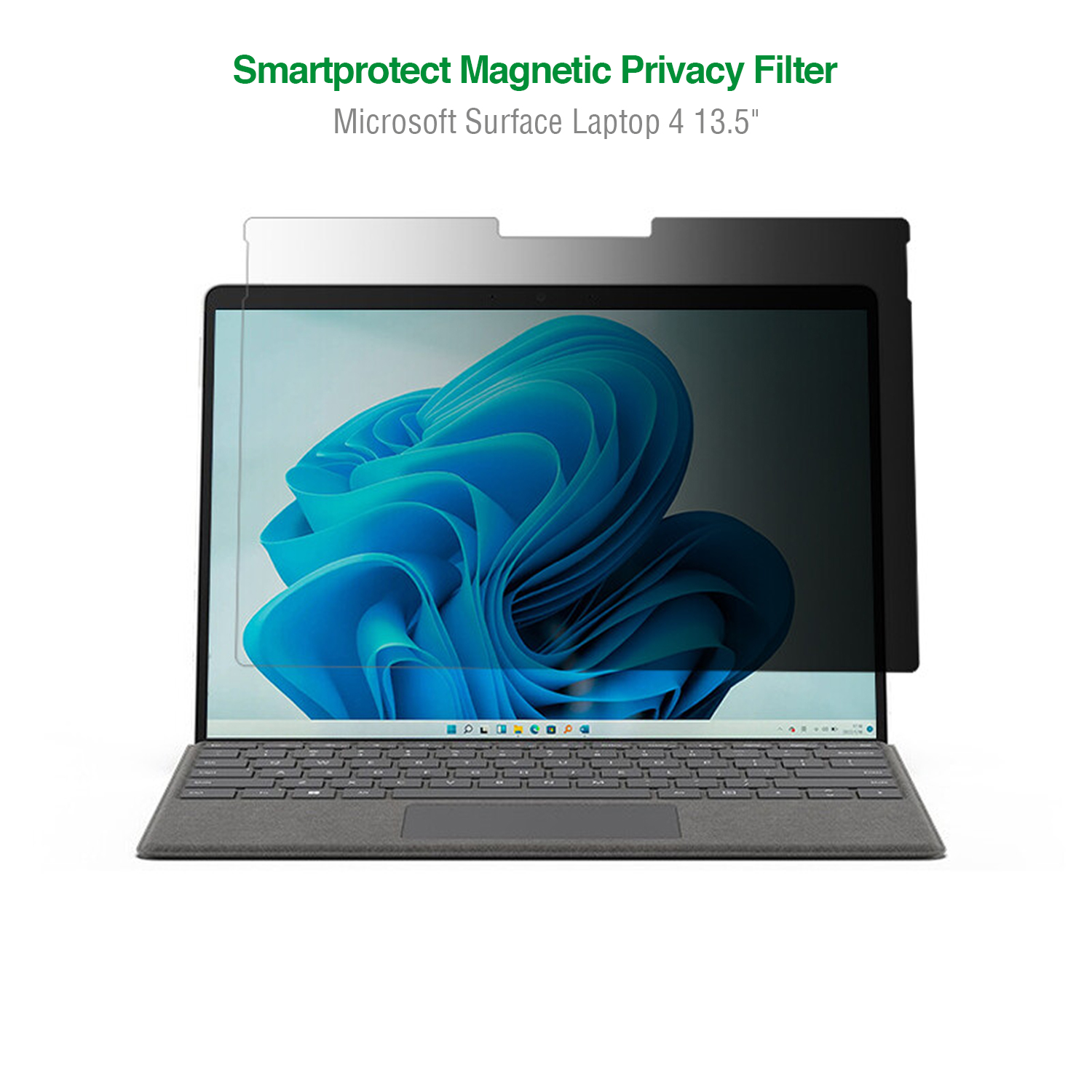 4SMARTS Smartprotect Magnetischer Privacy 4 Microsoft Laptop Surface Zoll) 13,5 Displayschutzfolie(für Filter