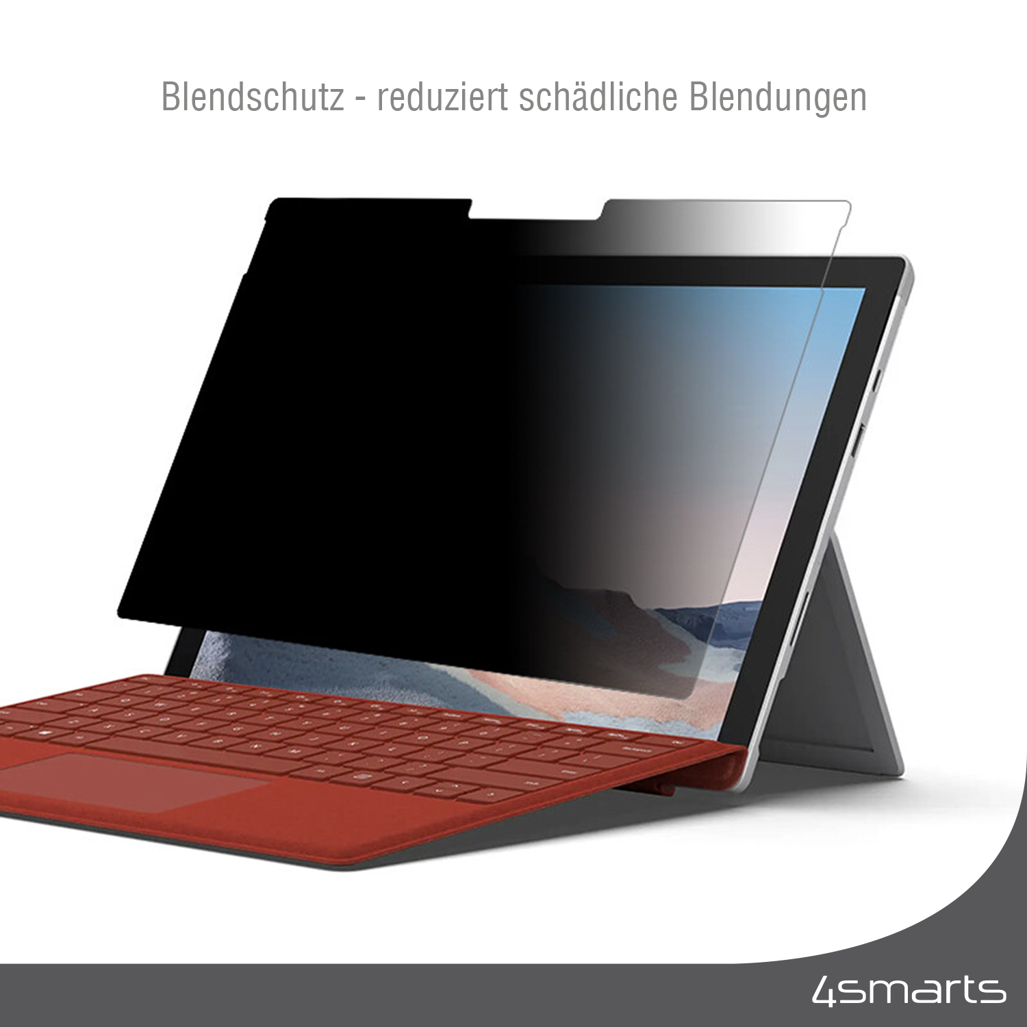 Privacy Smartprotect Surface 5 Displayschutzfolie(für Microsoft Laptop 15 Filter Zoll) 4SMARTS
