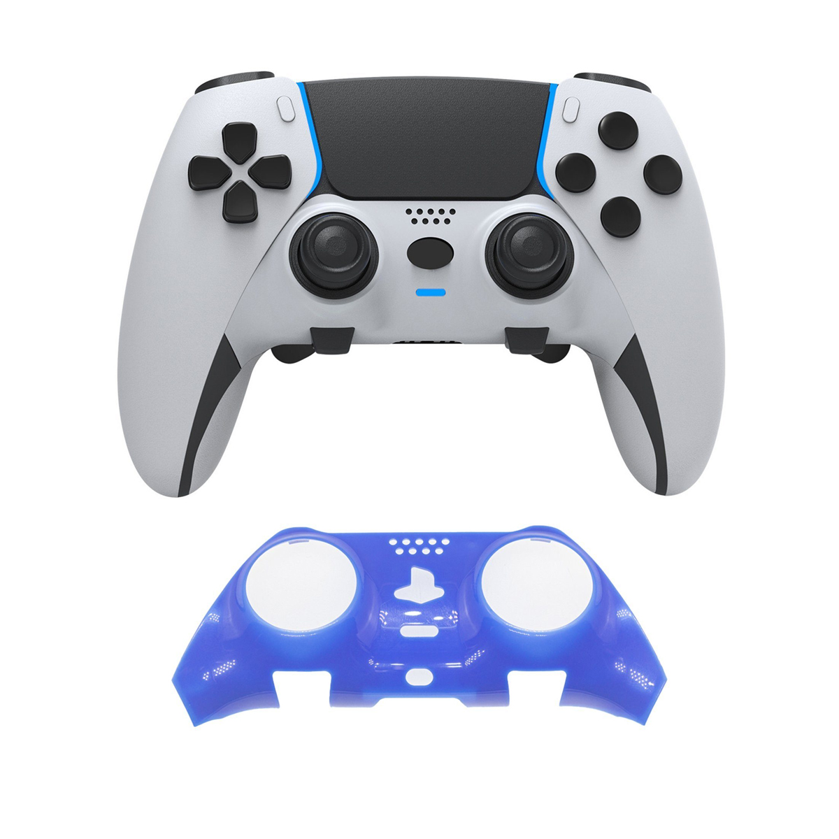 Schutzhülle,PS5 blau Konsolenzubehör, Controller-Zubehör,Für PlayStation Harte TADOW 5-Controller,