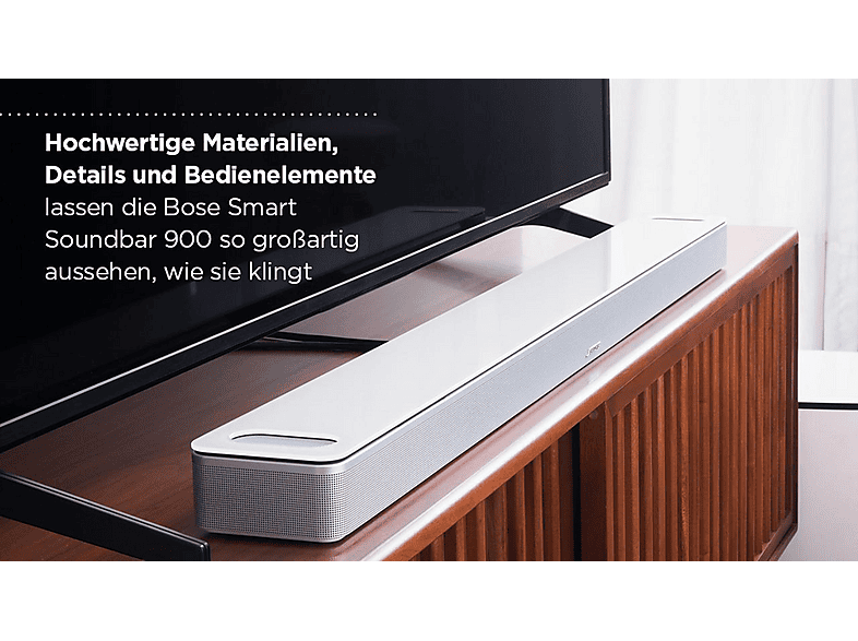 BOSE SMART 900, Soundbar, Weiß | MediaMarkt