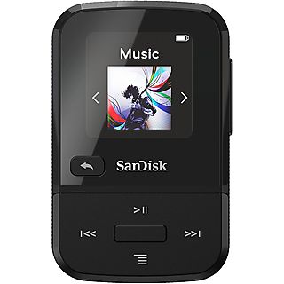 SANDISK SDMX30-032G-E46K CLIP SPORT BK MP3 Player (32 GB, Schwarz)