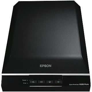 Escáner plano de sobremesa  - Epson B11B198032 escáner de superficie plana perfection v600 a4 48/16 bit usb 2.0 128 EPSON, 6400 dpi-12800 dpi, Negro