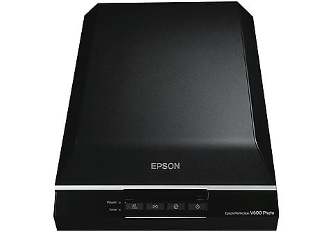 EPSON PERFECTION V 600 PHOTO Flachbettscanner , Bis zu 6.400 x 9.600 dpi, Matrix CCD, White LED, IR LED with ReadyScan LED Technology