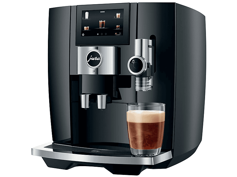 JURA 15457 J8 PIANO BLACK Kaffeevollautomat Piano Black